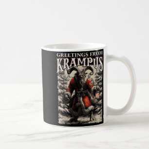Greetings From Ss Vom Krampus Festive Horror Chris Coffee Mug