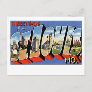 Greetings from St Louis Postcard