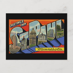 Greetings from St. Paul Minnesota Postcard