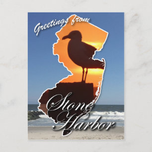 Greetings from Stone Harbour Postcard