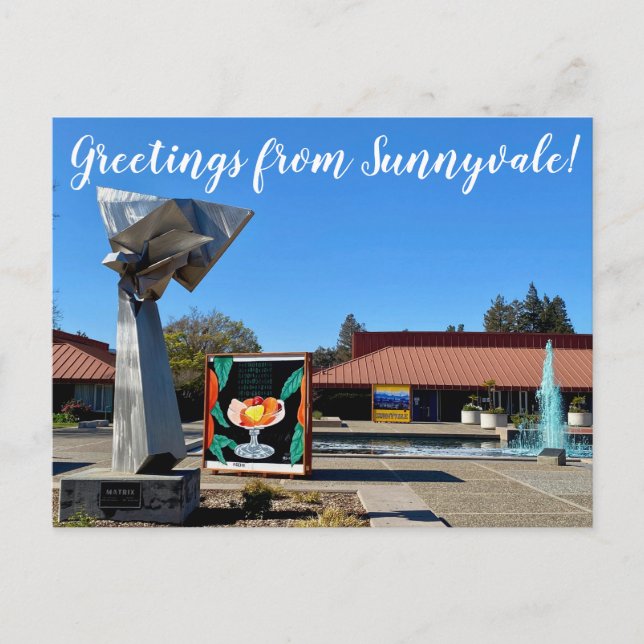 Greetings from Sunnyvale! Postcard (Front)