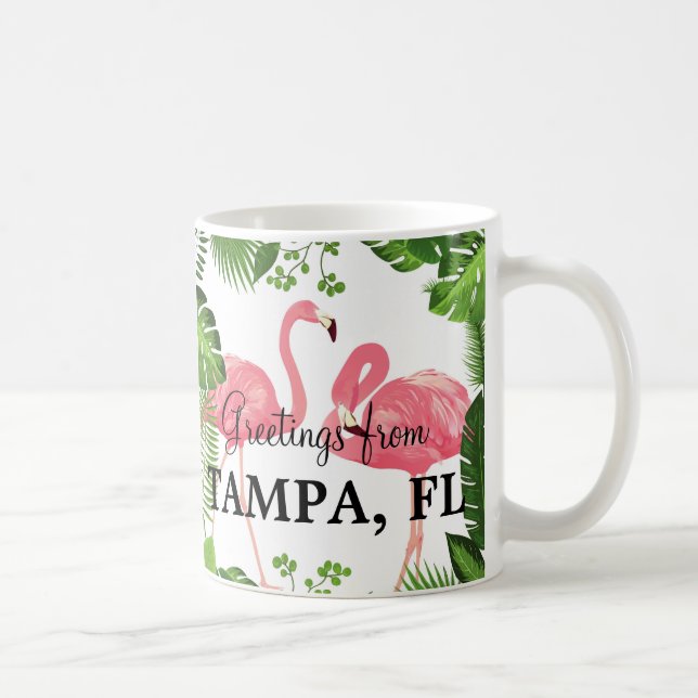 Greetings from Tampa, Florida Coffee Mug (Right)