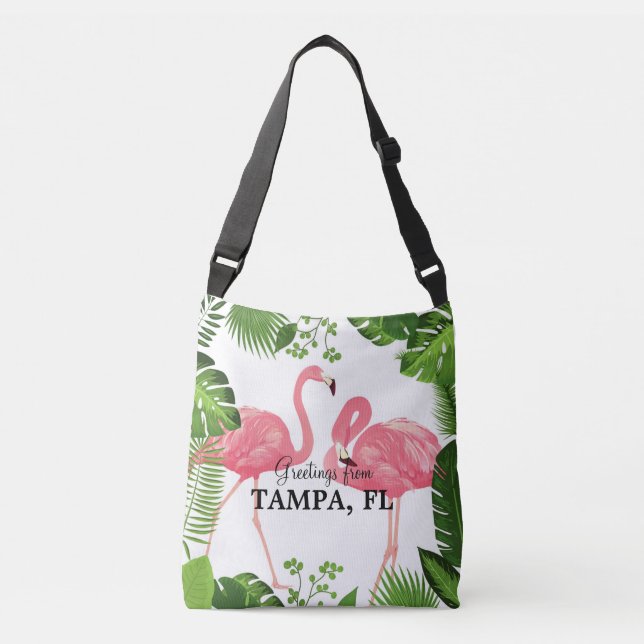 Greetings from Tampa, Florida Crossbody Bag (Front)