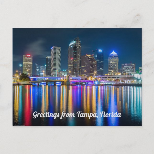 Greetings From Tampa, Florida Postcard (Front)