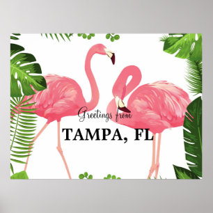 Greetings from Tampa, Florida Poster