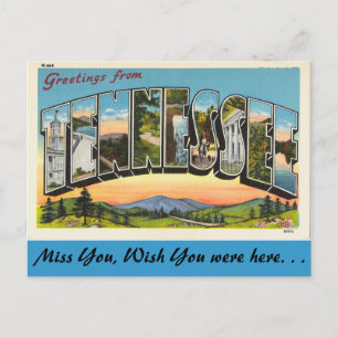 Greetings from Tennessee Postcard