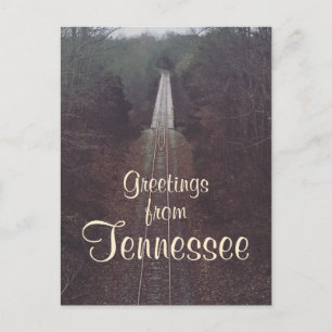 GREETINGS FROM TENNESSEE railroad photograph Pos Postcard