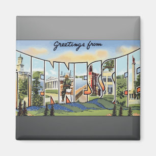 Greetings From Tennessee, Vintage Magnet