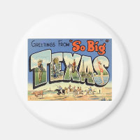Greetings From Texas Magnet