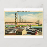 Greetings from the Ambassador Bridge Detroit