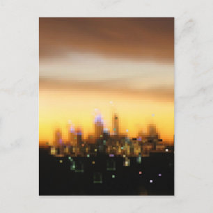 greetings from the big city postcard