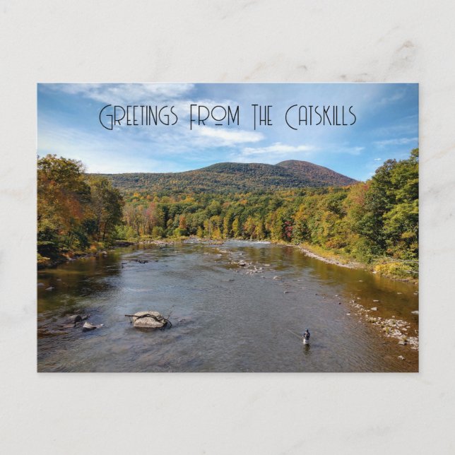 Greetings From The Catskills Postcard (Front)