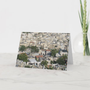 Greetings from the City of Peace! Thank You Card