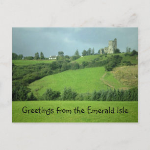 Greetings from the Emerald Isle postcard