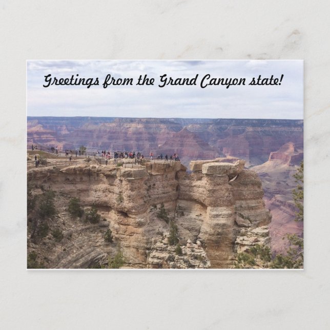 Greetings from the Grand Canyon state Postcard (Front)
