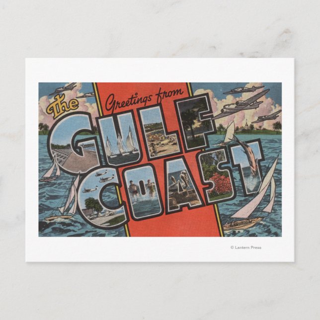 Greetings from the Gulf Coast Postcard (Front)