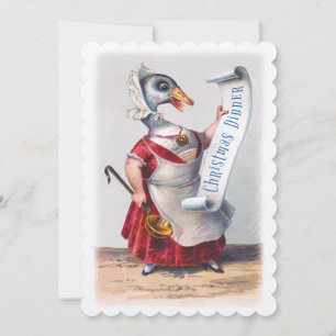 Greetings from the Holiday Goose Invitation