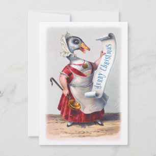 Greetings from the Holiday Goose Invitation