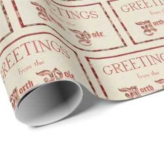 Greetings from the North Pole Wrapping Paper