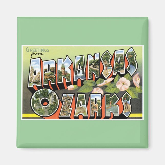 Greetings from the Ozarks! Magnet (Front)