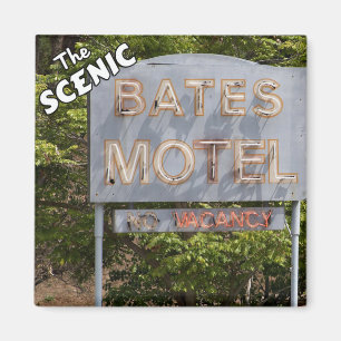 Greetings From The Scenic Bates Motel Magnet