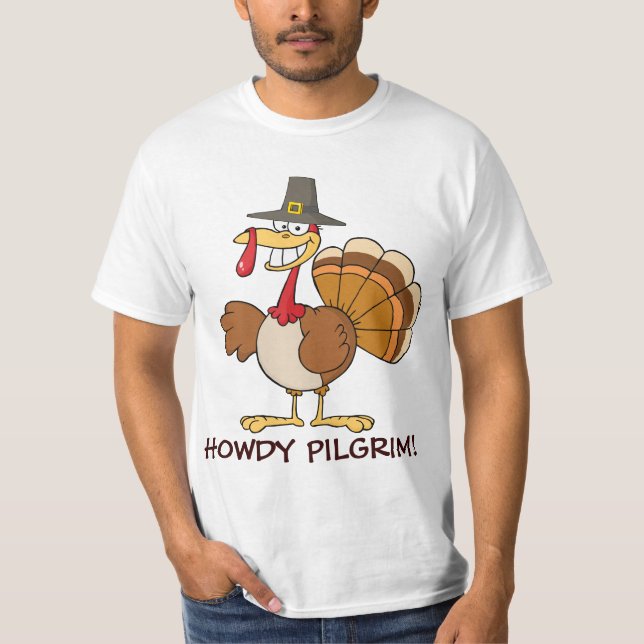 Greetings from the Thanksgiving Day Turkey T-Shirt (Front)