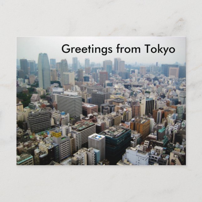 Greetings from Tokyo Postcard (Front)
