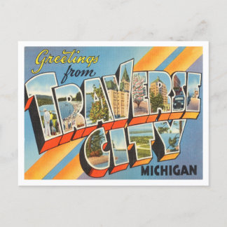 Greetings from Traverse City, Michigan Travel Postcard