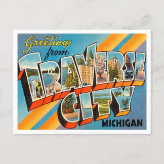 Greetings from Traverse City, Michigan Travel Postcard