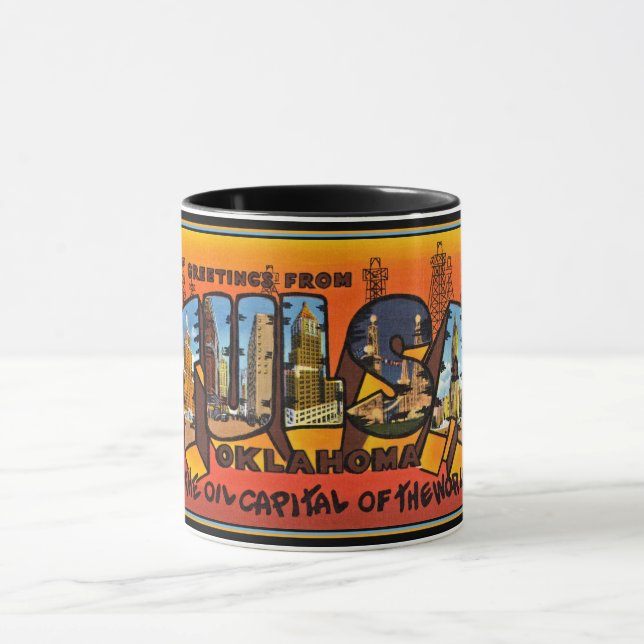 Greetings from Tulsa Mug (Center)