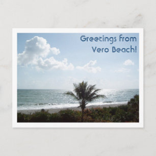 Greetings from Vero Beach! Postcard