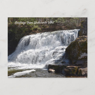 Greetings from Wadsworth Falls souvenir postcard