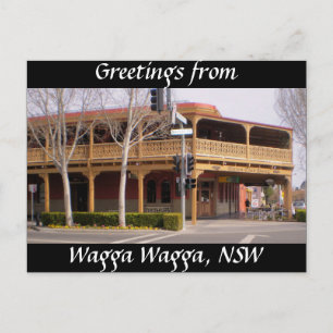 Greetings from Wagga Wagga, NSW Postcard