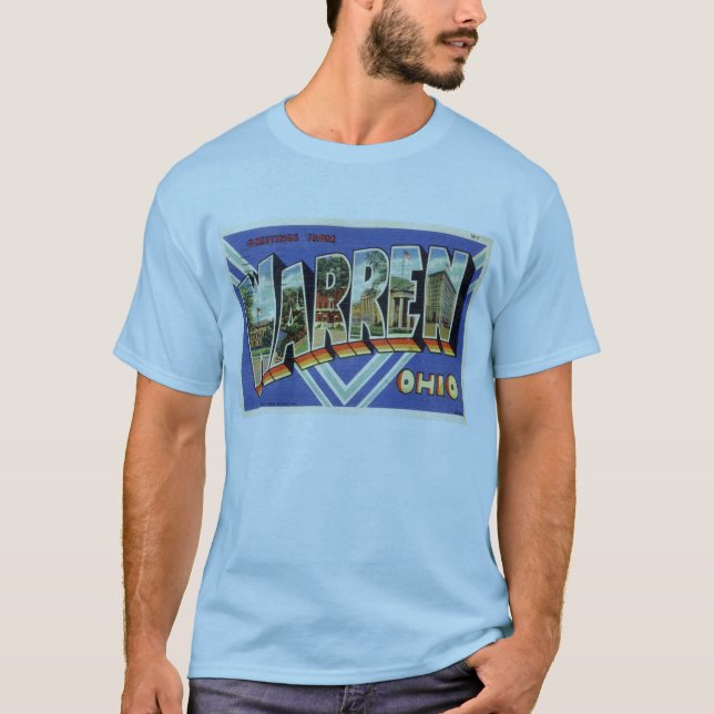 Greetings from Warren Ohio, 1930s vintage T-Shirt (Front)