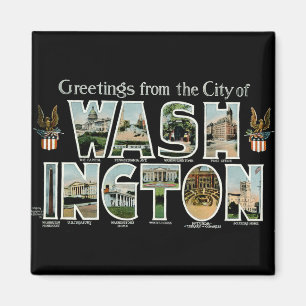 Greetings From Washington DC! Magnet