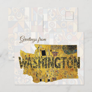 Greetings from Washington Postcard