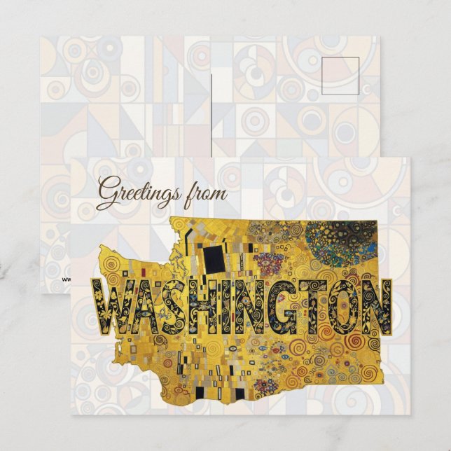 Greetings from Washington Postcard (Front/Back)