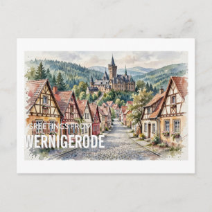 Greetings from Wernigerode, Germany Postcard
