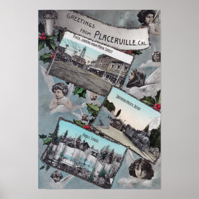 Greetings From with Scenic Views Poster (Front)