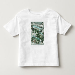 Greetings From with Scenic ViewsAuburn, CA Toddler T-Shirt