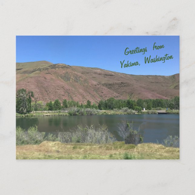 Greetings from Yakima Postcard (Front)