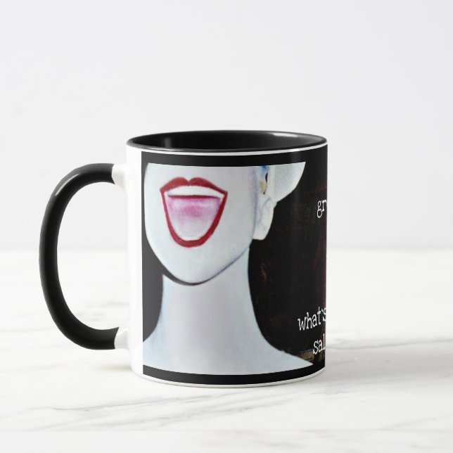 Greetings Mug (Left)