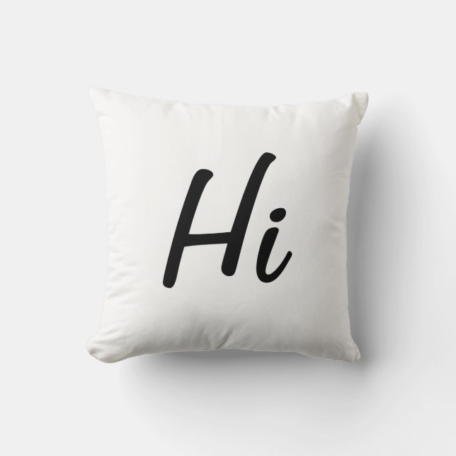 Greetings Pillow (Front)