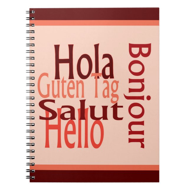 Greetings Spiral Photo Notebook (Front)
