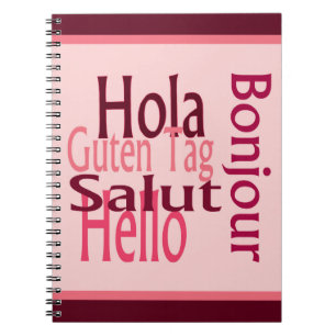 Greetings Spiral Photo Notebook