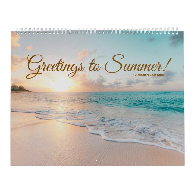 Greetings to Summer! Calendar (Cover)