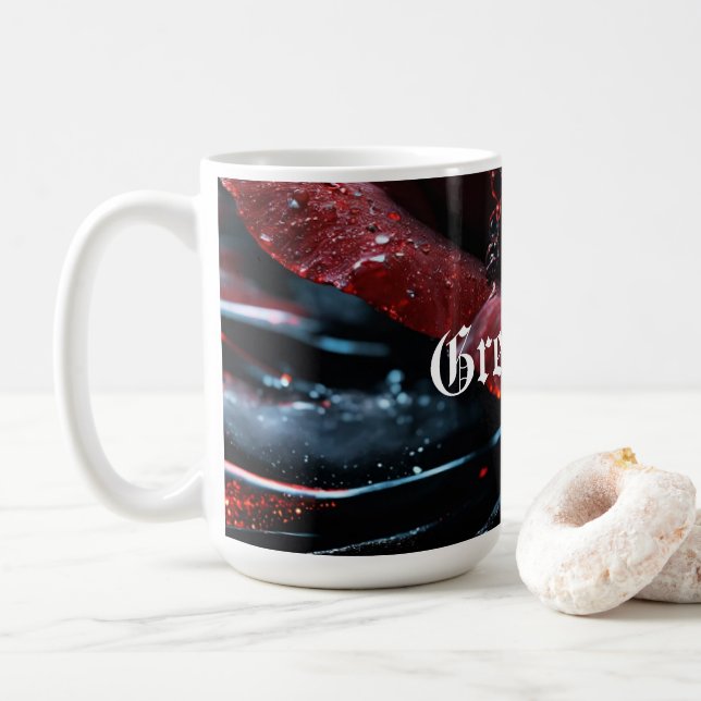 #GreetingsRoseMug Coffee Mug (With Donut)