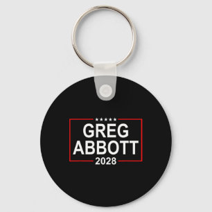 Greg Abbott 2028 Presidential Election July 4th Re Key Ring