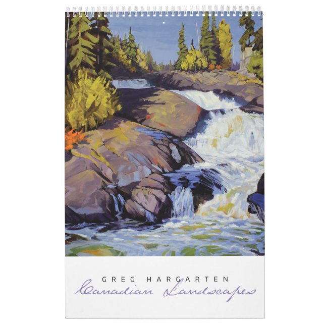 Greg Hargarten Canadian Landscapes Calendar (Cover)