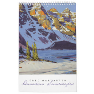 Greg Hargarten Canadian Landscapes Calendar
